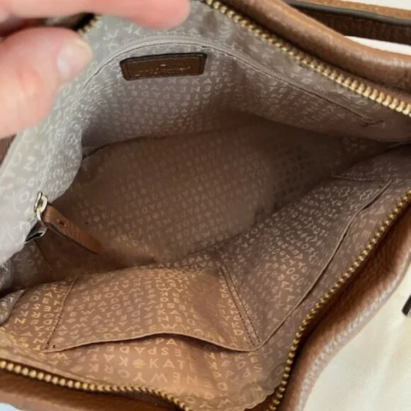 KATE SPADE | New York Leila North South Pebbled Leather Crossbody Bag - Picture 8 of 16